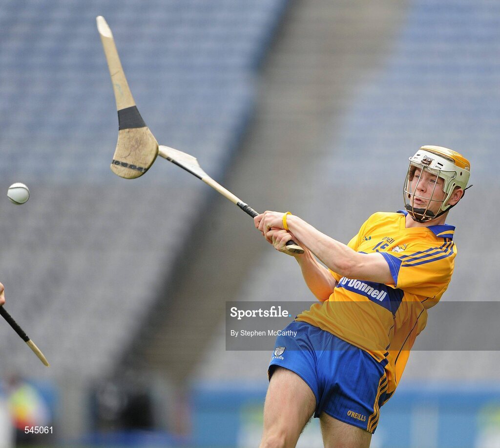 7 August 2011; Oisin Hickey, Clare. GAA Hurling All-Ireland Minor Championship Semi-Final, Clare v Galway, Croke Park, Dublin. Picture credit: Stephen McCarthy / SPORTSFILE