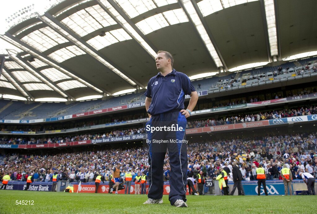 7 August 2011; Waterford manager Davy Fitzgerald after the game. GAA Hurling All-Ireland Senior Championship Semi-Final, Kilkenny v Waterford, Croke Park, Dublin. Picture credit: Stephen McCarthy / SPORTSFILE