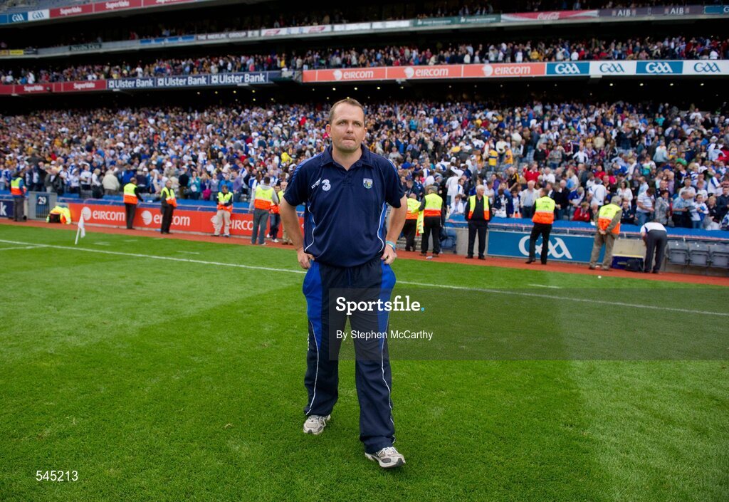 7 August 2011; Waterford manager Davy Fitzgerald after the game. GAA Hurling All-Ireland Senior Championship Semi-Final, Kilkenny v Waterford, Croke Park, Dublin. Picture credit: Stephen McCarthy / SPORTSFILE