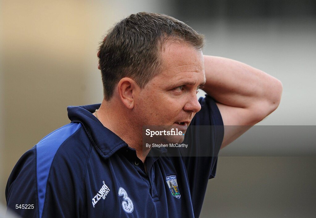 7 August 2011; Waterford manager Davy Fitzgerald during the game. GAA Hurling All-Ireland Senior Championship Semi-Final, Kilkenny v Waterford, Croke Park, Dublin. Picture credit: Stephen McCarthy / SPORTSFILE