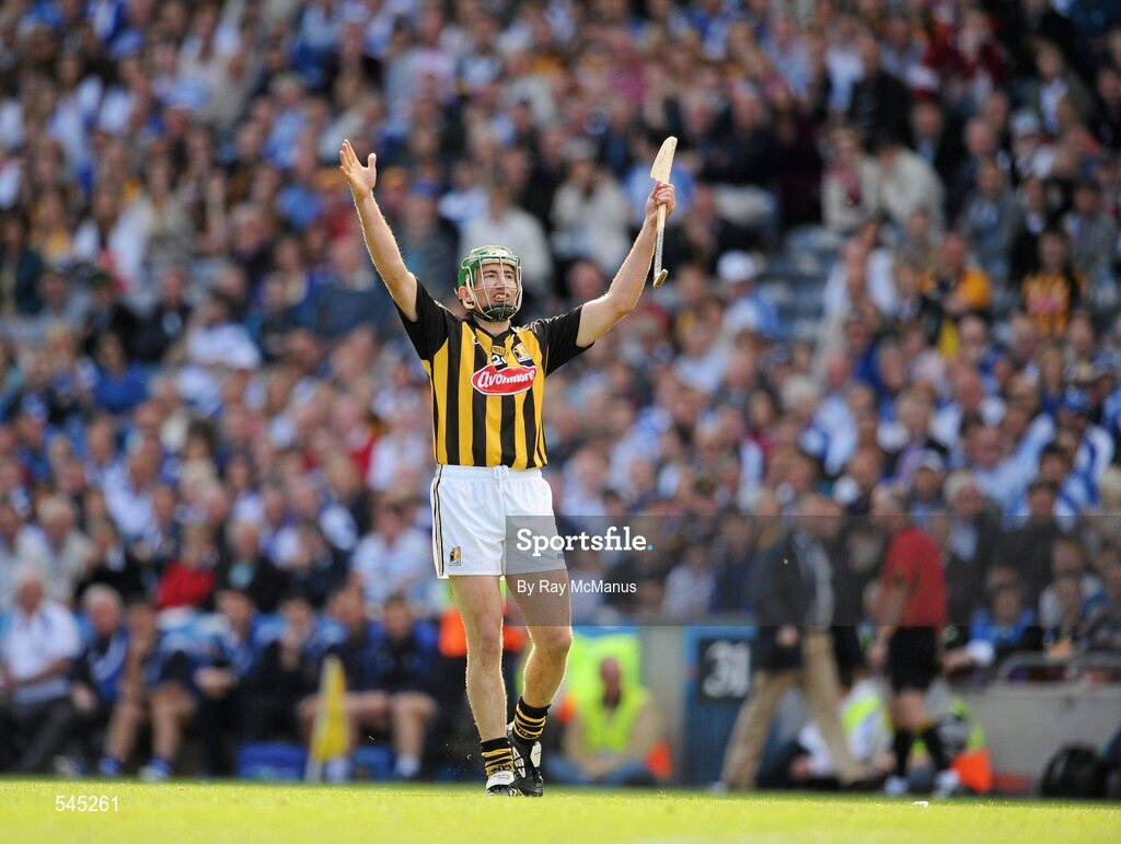 7 August 2011; Kilkenny's Eddie Brennan near the end of the game. GAA Hurling All-Ireland Senior Championship Semi-Final, Kilkenny v Waterford, Croke Park, Dublin. Picture credit: Ray McManus / SPORTSFILE