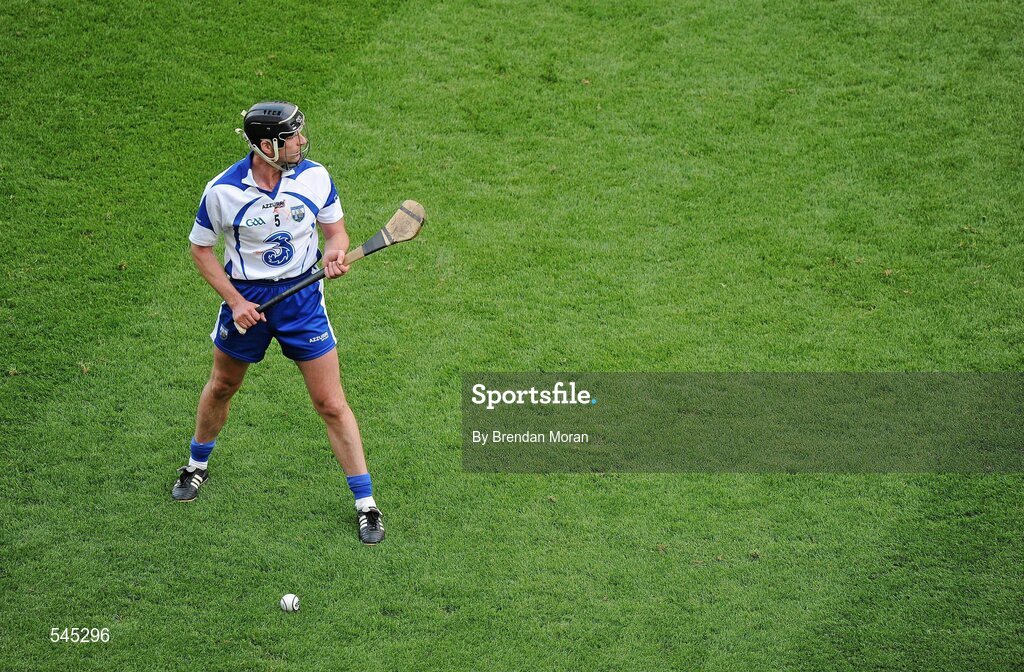 7 August 2011; Tony Browne, Waterford, prepares to take a free. GAA Hurling All-Ireland Senior Championship Semi-Final, Kilkenny v Waterford, Croke Park, Dublin. Picture credit: Brendan Moran / SPORTSFILE