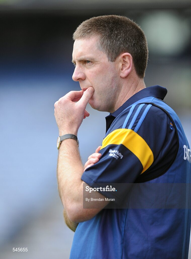7 August 2011; Gerry O'Connor, joint Clare manager. GAA Hurling All-Ireland Minor Championship Semi-Final, Clare v Galway, Croke Park, Dublin. Picture credit: Brendan Moran / SPORTSFILE