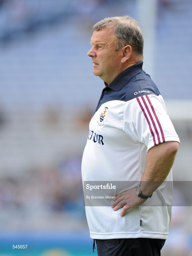 7 August 2011; Mattie Murphy, Galway manager. GAA Hurling All-Ireland Minor Championship Semi-Final, Clare v Galway, Croke Park, Dublin. Picture credit: Brendan Moran / SPORTSFILE