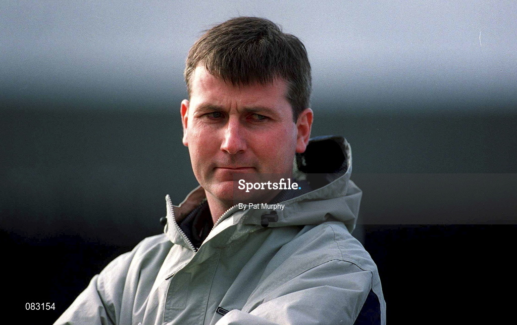 10 March 2002; Bohemians manager Stephen Kenny during the Carlsberg FAI Cup Semi-Final match between Bohemians and Derry City at Dalymount Park in Dublin. Photo by Pat Murphy/Sportsfile