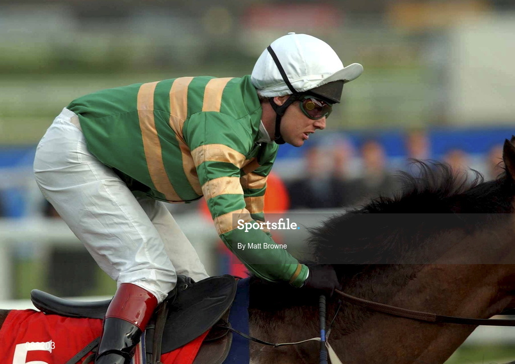 12 March 2002; Istabraq with jockey Charlie Swan up in The Smurfit Champion Hurdle Challenge Trophy during Day One of the Cheltenham Racing Festival at Prestbury Park in Cheltenham, England. Photo by Matt Browne/Sportsfile