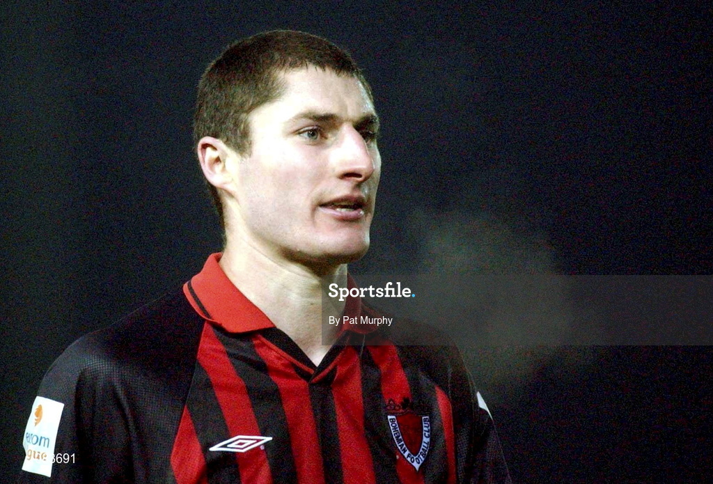 10 March 2002; Colin Hawkins of Bohemians during the Carlsberg FAI Cup Semi-Final match between Bohemians and Derry City at Dalymount Park in Dublin. Photo by Pat Murphy/Sportsfile