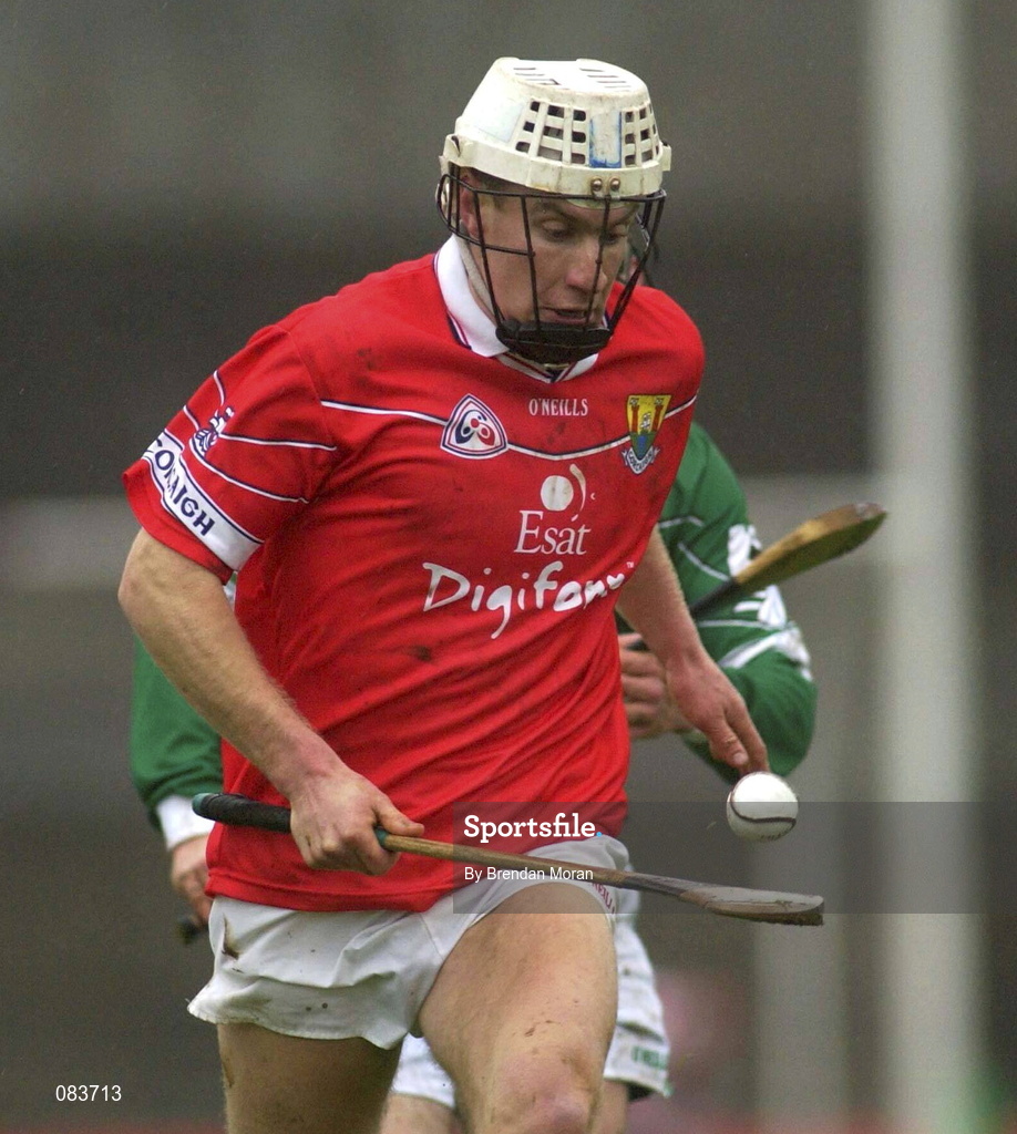 25 February 2002; Timmy McCarthy of Cork during the Allianz National Hurling League Division 1B Round 1 match between Limerick and Cork at the Gaelic Grounds in Limerick. Photo by Brendan Moran/Sportsfile