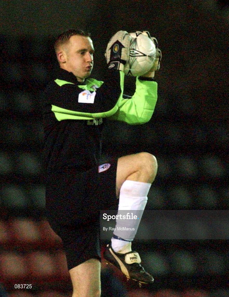 15 March 2002; Kevin McCormack of Longford Town during the Eircom League Premier Division match between Bohemians and Longford Town at Dalymount Park in Dublin. Photo by Ray McManus/Sportsfile