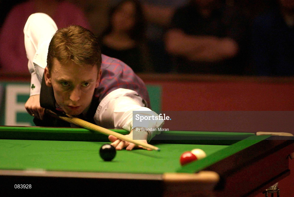 21 March 2002; Ken Doherty during the Irish Snooker Masters Championship Quarter Final match between Ken Doherty and Stephen Lee at the Citywest Hotel in Saggart, Dublin. Photo by Brendan Moran/Sportsfile