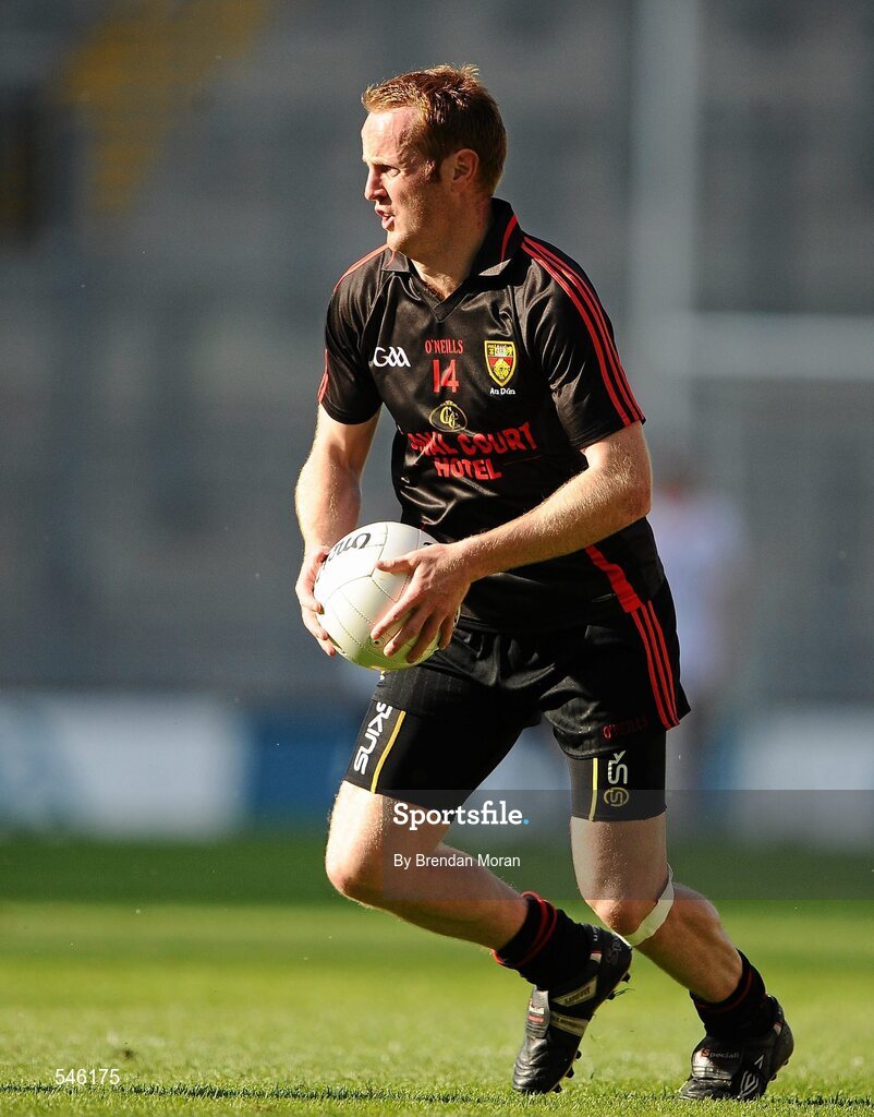 23 July 2011; Brendan Coulter, Down. GAA Football All-Ireland Senior Championship Qualifier Round 4, Cork v Down, Croke Park, Dublin. Picture credit: Brendan Moran / SPORTSFILE