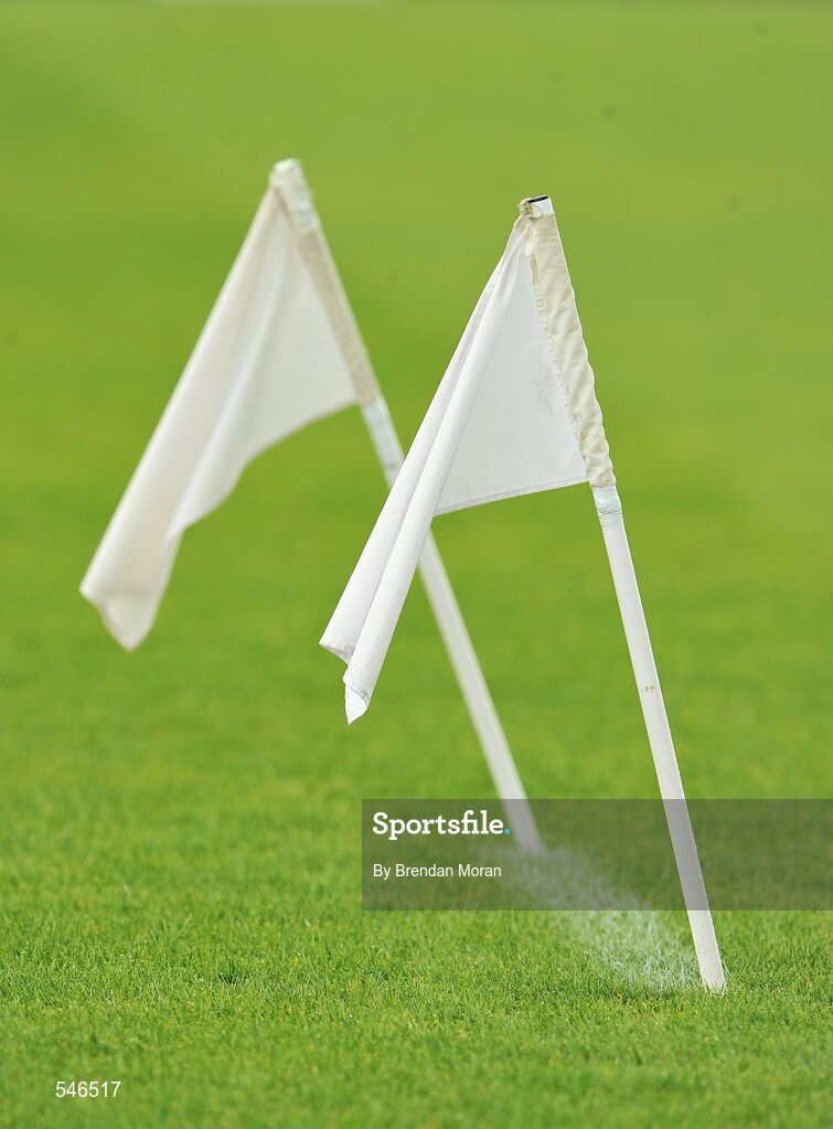 17 July 2011; A general view of linesmen's flags. Ulster GAA Football Senior Championship Final, Derry v Donegal, St Tiernach's Park, Clones, Co. Monaghan. Picture credit: Brendan Moran / SPORTSFILE