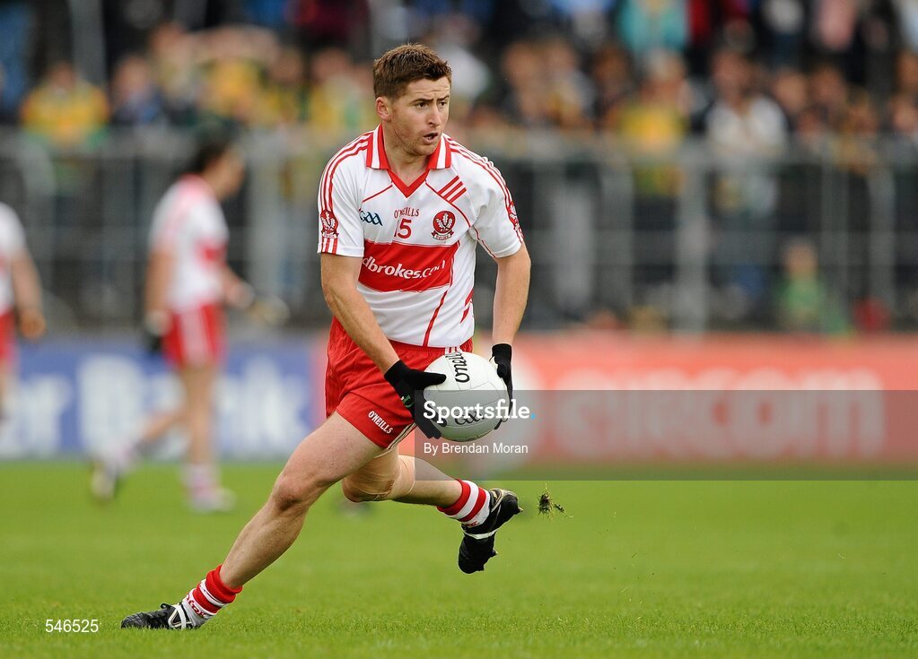 17 July 2011; Conleith Gilligan, Derry. Ulster GAA Football Senior Championship Final, Derry v Donegal, St Tiernach's Park, Clones, Co. Monaghan. Picture credit: Brendan Moran / SPORTSFILE