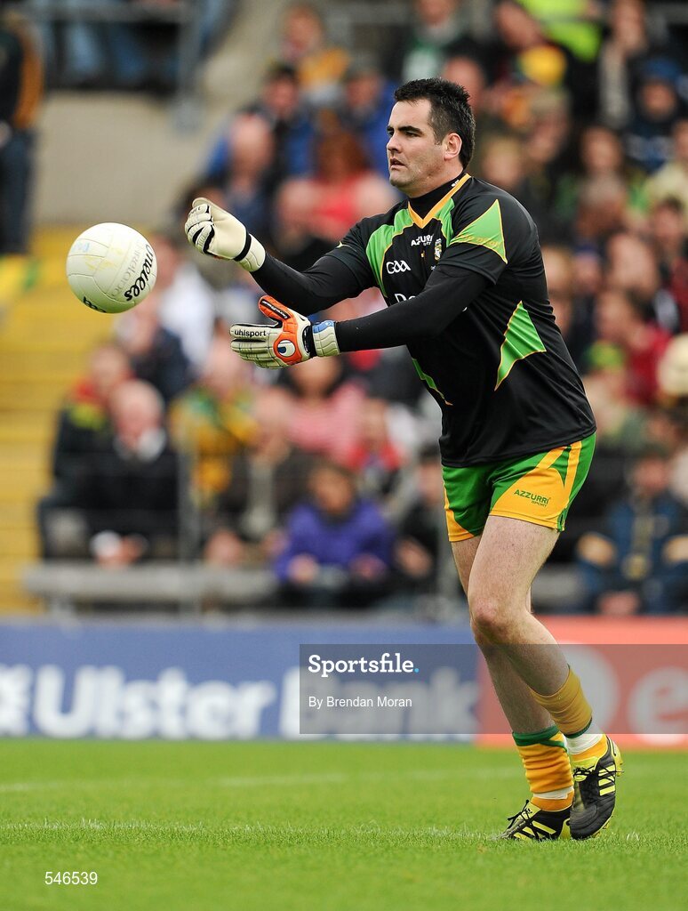 17 July 2011; Paul Durcan, Donegal. Ulster GAA Football Senior Championship Final, Derry v Donegal, St Tiernach's Park, Clones, Co. Monaghan. Picture credit: Brendan Moran / SPORTSFILE