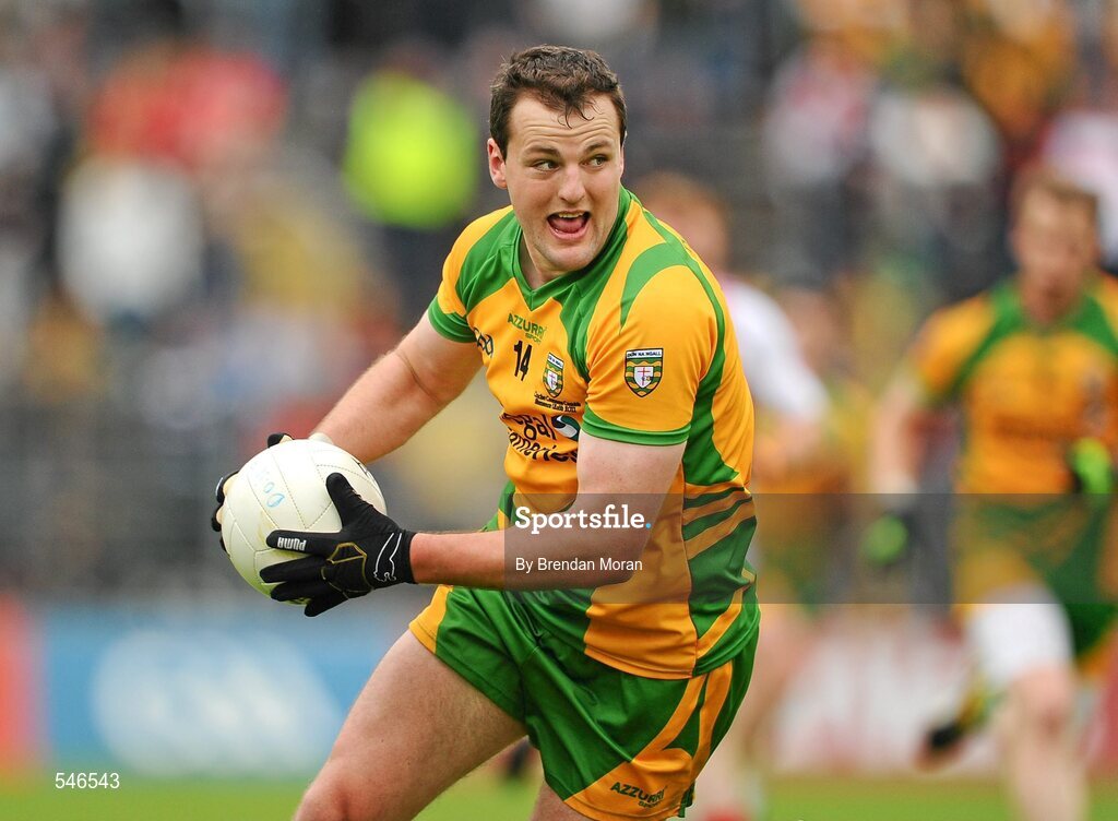 17 July 2011; Michael Murphy, Donegal. Ulster GAA Football Senior Championship Final, Derry v Donegal, St Tiernach's Park, Clones, Co. Monaghan. Picture credit: Brendan Moran / SPORTSFILE