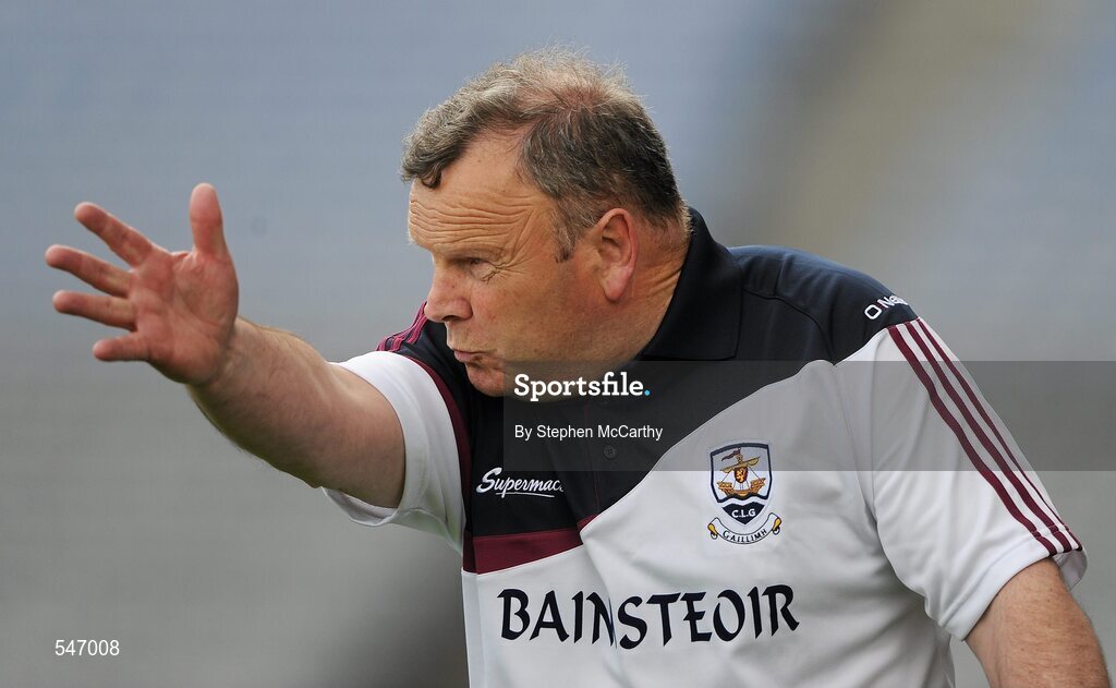 7 August 2011; Galway manager Matt Murphy. GAA Hurling All-Ireland Minor Championship Semi-Final, Clare v Galway, Croke Park, Dublin. Picture credit: Stephen McCarthy / SPORTSFILE