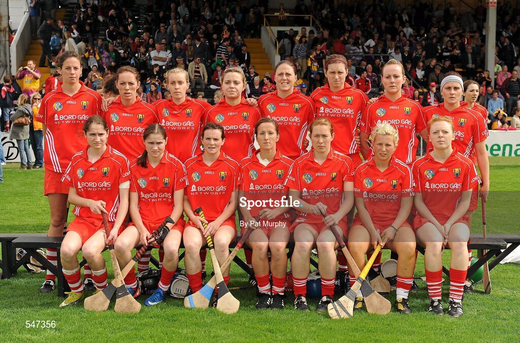 13 August 2011; The Cork team. All-Ireland Senior Camogie Championship Semi-Final in association with RTE Sport, Cork v Wexford, Nowlan Park, Kilkenny. Picture credit: Pat Murphy / SPORTSFILE