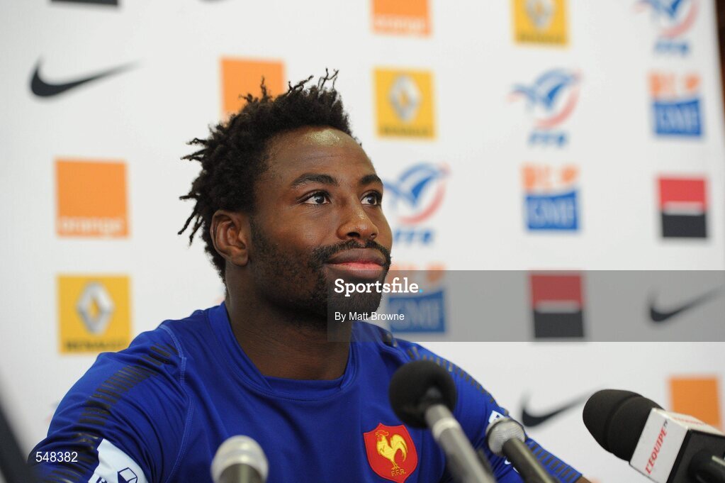 17 August 2011; France's Fulgence Ouedrago during a press conference ahead of his side's Rugby World Cup warm-up game against Ireland on Saturday. France Rugby Squad Press Conference, Johnstown House Hotel, Enfield, Co. Meath. Picture credit: Matt Browne / SPORTSFILE