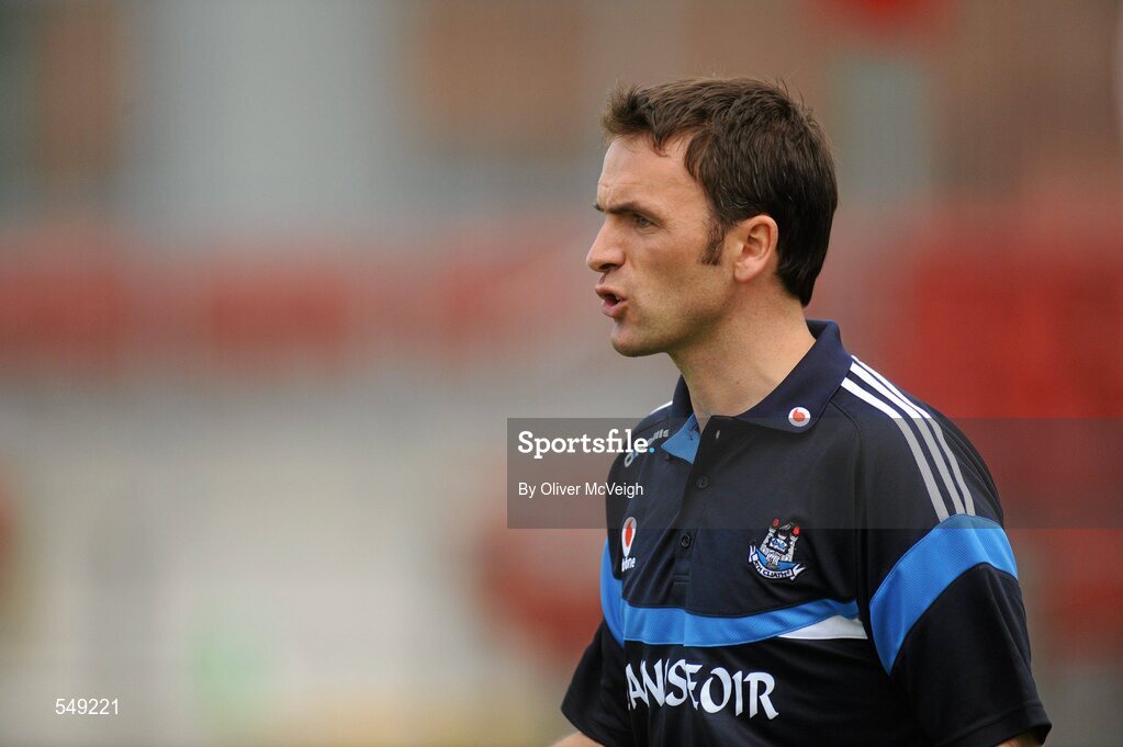 20 August 2011; Dublin managerJohn McEvoy. Bord Gais Energy GAA Hurling Under 21 All-Ireland Championship Semi-Final, Antrim v Dublin, Pairc Esler, Newry, Co. Down. Picture credit: Oliver McVeigh / SPORTSFILE