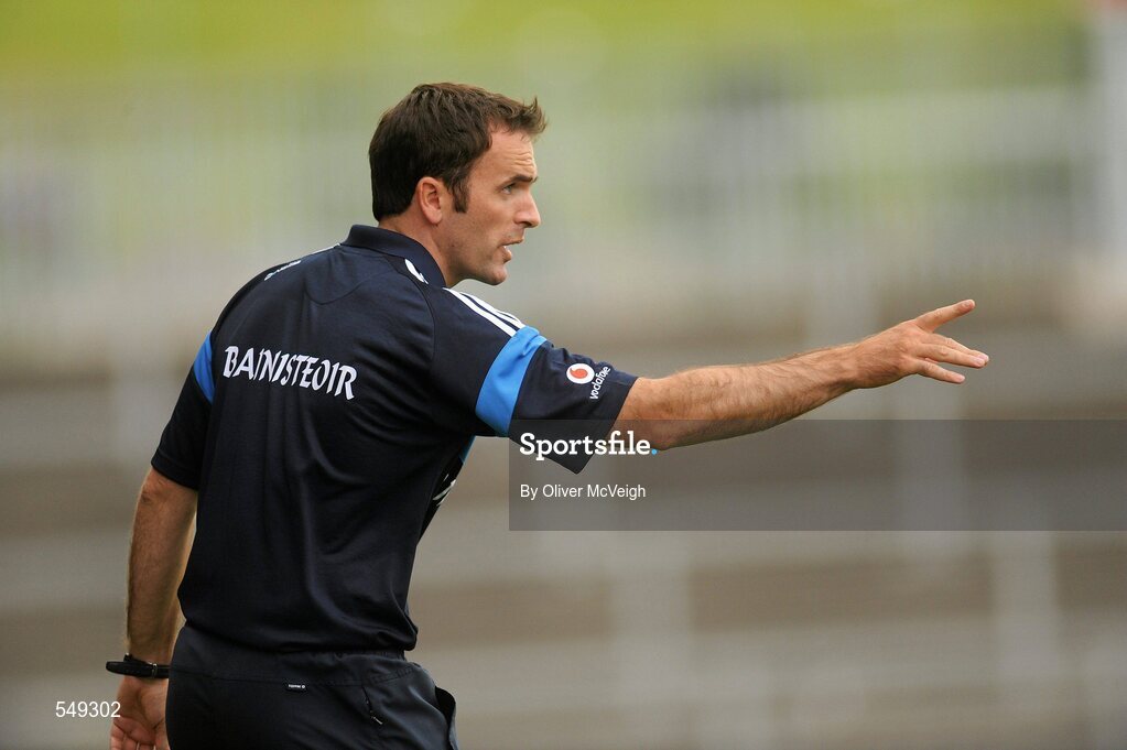 20 August 2011; Dublin manager John McEvoy. Bord Gais Energy GAA Hurling Under 21 All-Ireland Championship Semi-Final, Antrim v Dublin, Pairc Esler, Newry, Co. Down. Picture credit: Oliver McVeigh / SPORTSFILE