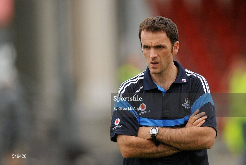20 August 2011; Dublin manager John McEvoy. Bord Gais Energy GAA Hurling Under 21 All-Ireland Championship Semi-Final, Antrim v Dublin, Pairc Esler, Newry, Co. Down. Picture credit: Oliver McVeigh / SPORTSFILE