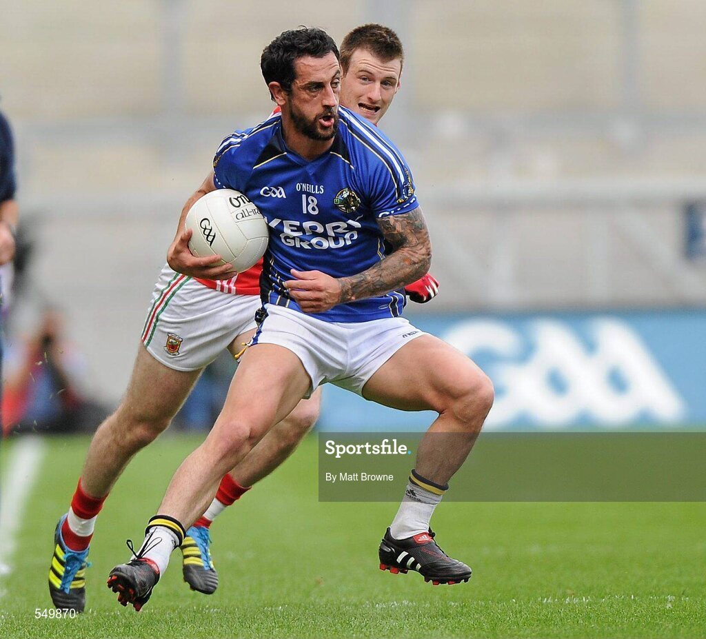 21 August 2011; Paul Galvin, Kerry, in action against Aidan Campbell, Mayo. GAA Football All-Ireland Senior Championship Semi-Final, Mayo v Kerry, Croke Park, Dublin. Picture credit: Matt Browne / SPORTSFILE
