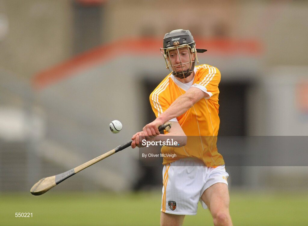 20 August 2011; James Black, Antrim. Bord Gais Energy GAA Hurling Under 21 All-Ireland Championship Semi-Final, Antrim v Dublin, Pairc Esler, Newry, Co. Down. Picture credit: Oliver McVeigh / SPORTSFILE