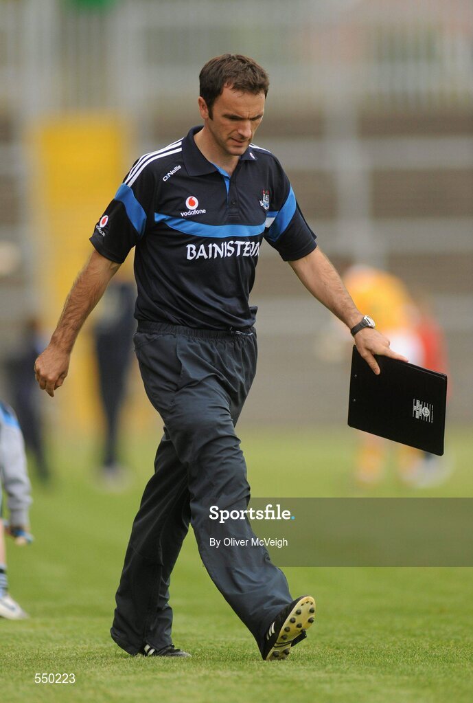 20 August 2011; Dublin manager John McEvoy. Bord Gais Energy GAA Hurling Under 21 All-Ireland Championship Semi-Final, Antrim v Dublin, Pairc Esler, Newry, Co. Down. Picture credit: Oliver McVeigh / SPORTSFILE