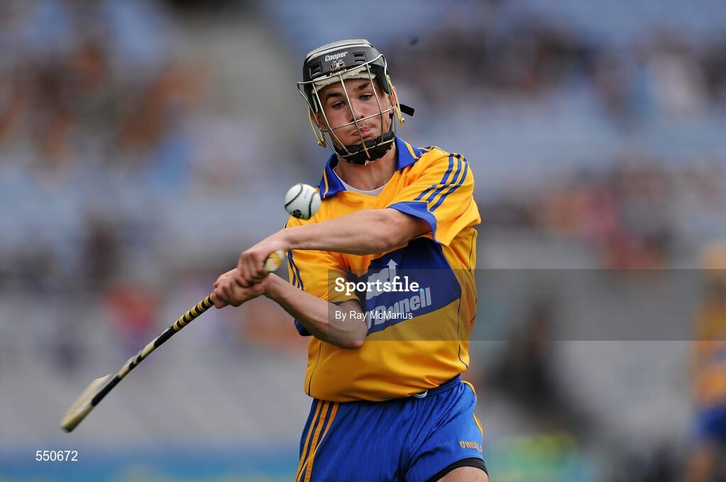 7 August 2011; Cathal O'Connell, Clare. GAA Hurling All-Ireland Minor Championship Semi-Final, Clare v Galway, Croke Park, Dublin. Picture credit: Ray McManus / SPORTSFILE