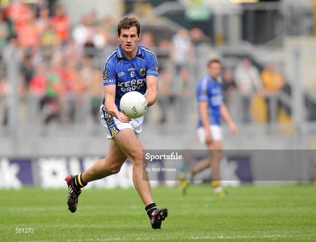 21 August 2011; Eoin Brosnan, Kerry. GAA Football All-Ireland Senior Championship Semi-Final, Mayo v Kerry, Croke Park, Dublin. Picture credit: Matt Browne / SPORTSFILE
