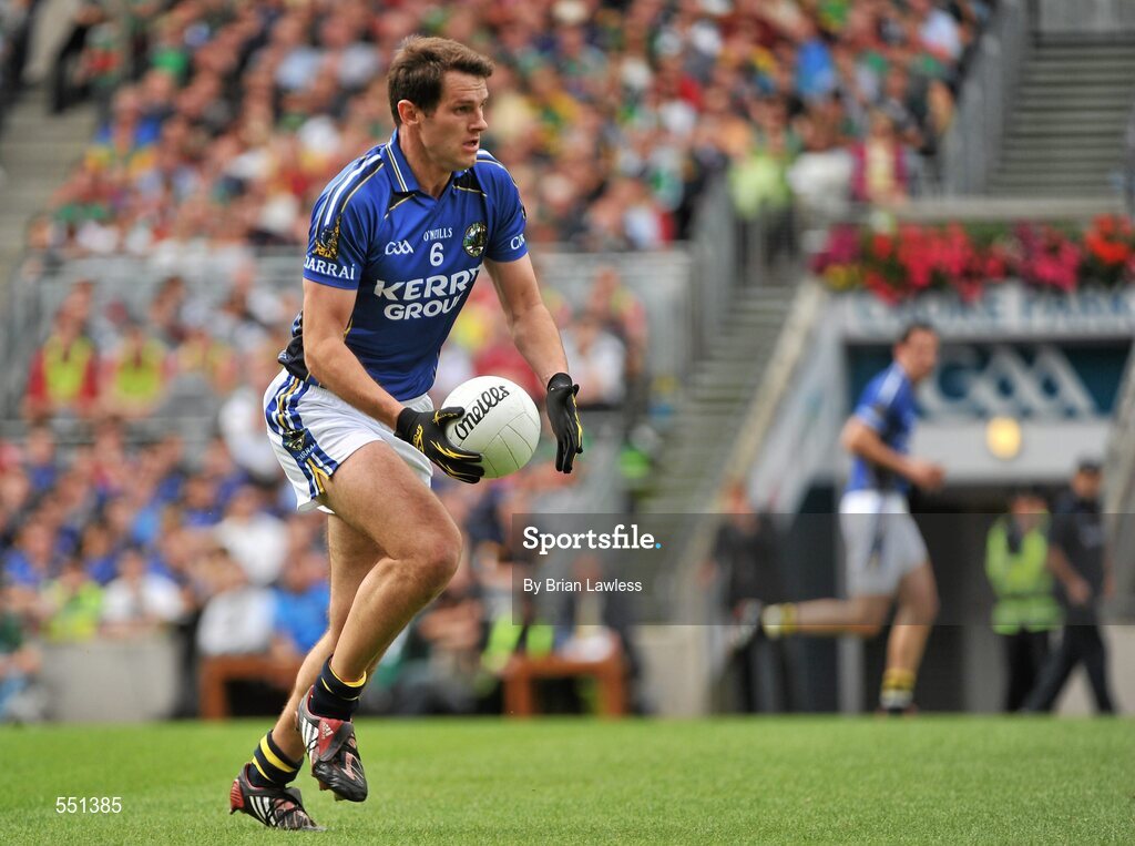 21 August 2011; Eoin Brosnan, Kerry. GAA Football All-Ireland Senior Championship Semi-Final, Mayo v Kerry, Croke Park, Dublin. Picture credit: Brian Lawless / SPORTSFILE
