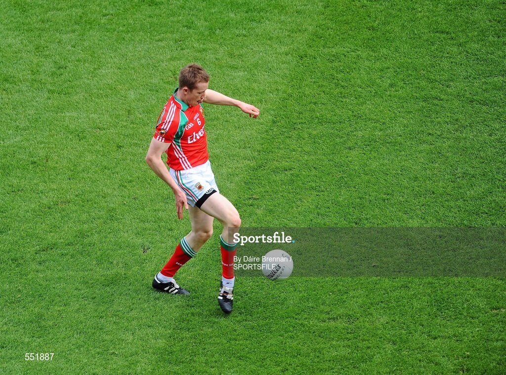 21 August 2011; Donal Vaughan, Mayo. GAA Football All-Ireland Senior Championship Semi-Final, Mayo v Kerry, Croke Park, Dublin. Picture credit: Dáire Brennan / SPORTSFILE