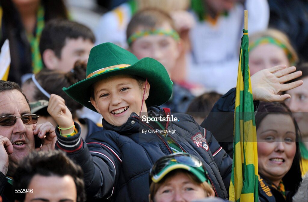 28 August 2010; A Donegal supporter at the Donegal V Dublin, GAA Football All-Ireland Championship Semi-Finals, Croke Park, Dublin. Picture credit: Oliver McVeigh / SPORTSFILE