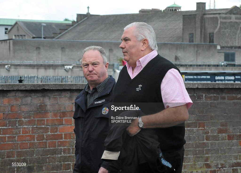 28 August 2011; Former Armagh player and manager Joe Kernan on his way to the GAA Football All-Ireland Championship Semi-Finals, Croke Park, Dublin. Picture credit: Dáire Brennan / SPORTSFILE
