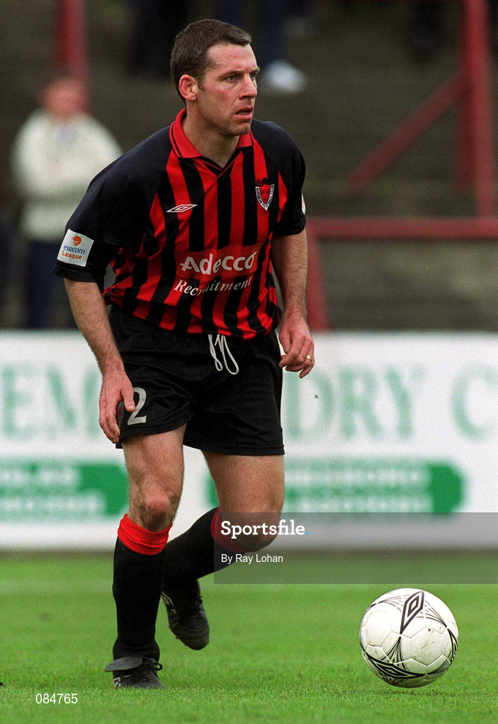 31 March 2002; Tony O'Connor of Bohemians during the eircom League Premier Division match between Bohemians and Shelbourne at Dalymount Park in Dublin. Photo by Ray Lohan/Sportsfile