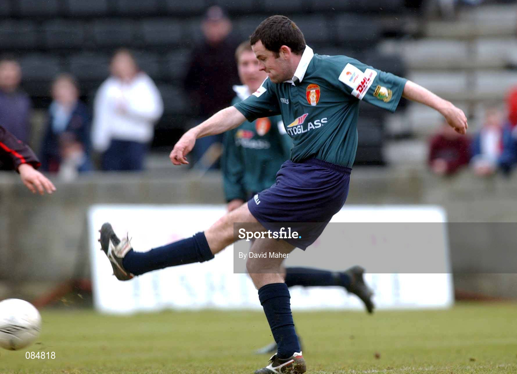 31 March 2002; Sean Mannion of St Patrick's Athletic during the eircom League Premier Division match between Longford Town and St Patrtick's Athletic at Flancare Park in Longford. Photo by David Maher/Sportsfile