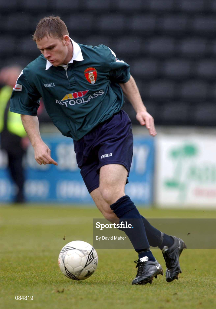 31 March 2002; Gavin Doyle of St Patrick's Athletic during the eircom League Premier Division match between Longford Town and St Patrtick's Athletic at Flancare Park in Longford. Photo by David Maher/Sportsfile