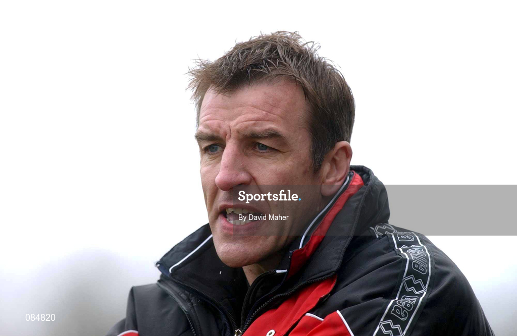 31 March 2002; Longford Town manager Martin Lawlor during the eircom League Premier Division match between Longford Town and St Patrtick's Athletic at Flancare Park in Longford. Photo by David Maher/Sportsfile