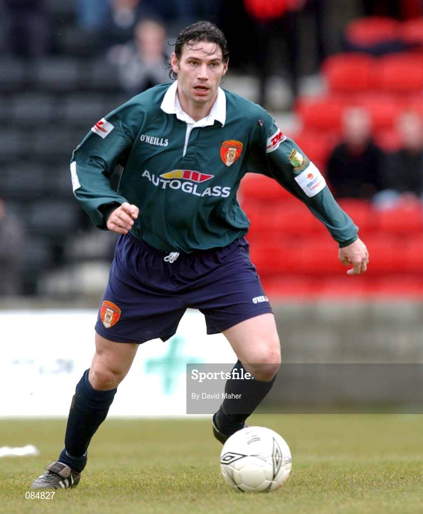 31 March 2002; Liam Kelly of St Patrick's Athletic during the eircom League Premier Division match between Longford Town and St Patrtick's Athletic at Flancare Park in Longford. Photo by David Maher/Sportsfile