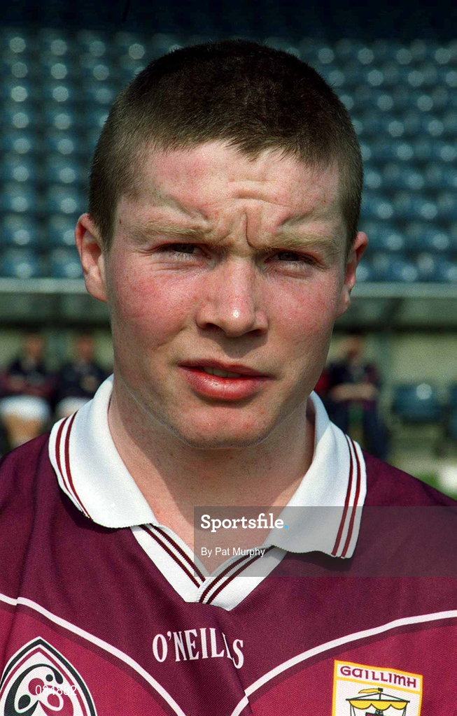 30 March 2002; Damien Hayes of Galway prior to the Allianz Hurling League Division 1A Round 1 match between Dublin and Galway at Parnell Park in Dublin. Photo by Pat Murphy/Sportsfile