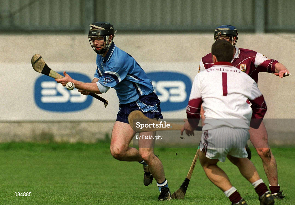 30 March 2002; Shane Martin of Dublin on his way to score a goal past Galway goalkeeper Liam Donoghue during the Allianz Hurling League Division 1A Round 1 match between Dublin and Galway at Parnell Park in Dublin. Photo by Pat Murphy/Sportsfile