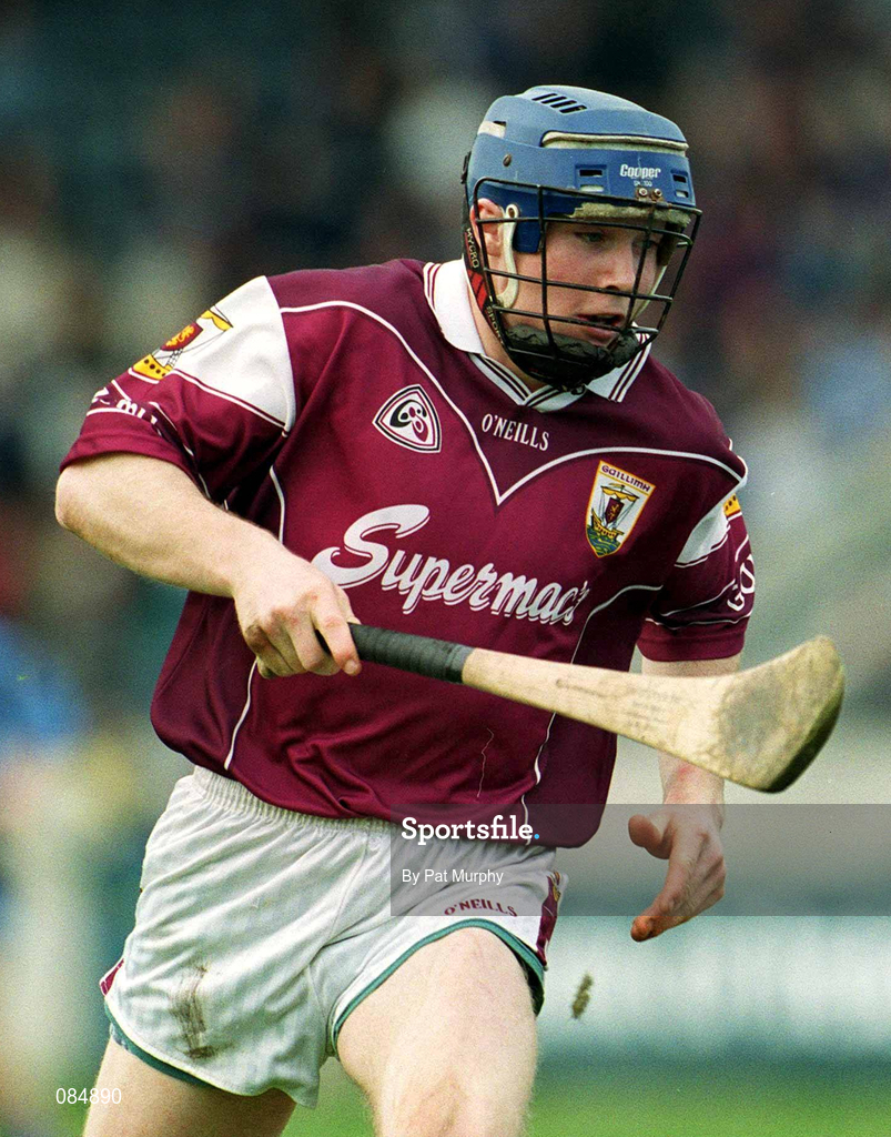 30 March 2002; Damien Hayes of Galway during the Allianz Hurling League Division 1A Round 1 match between Dublin and Galway at Parnell Park in Dublin. Photo by Pat Murphy/Sportsfile