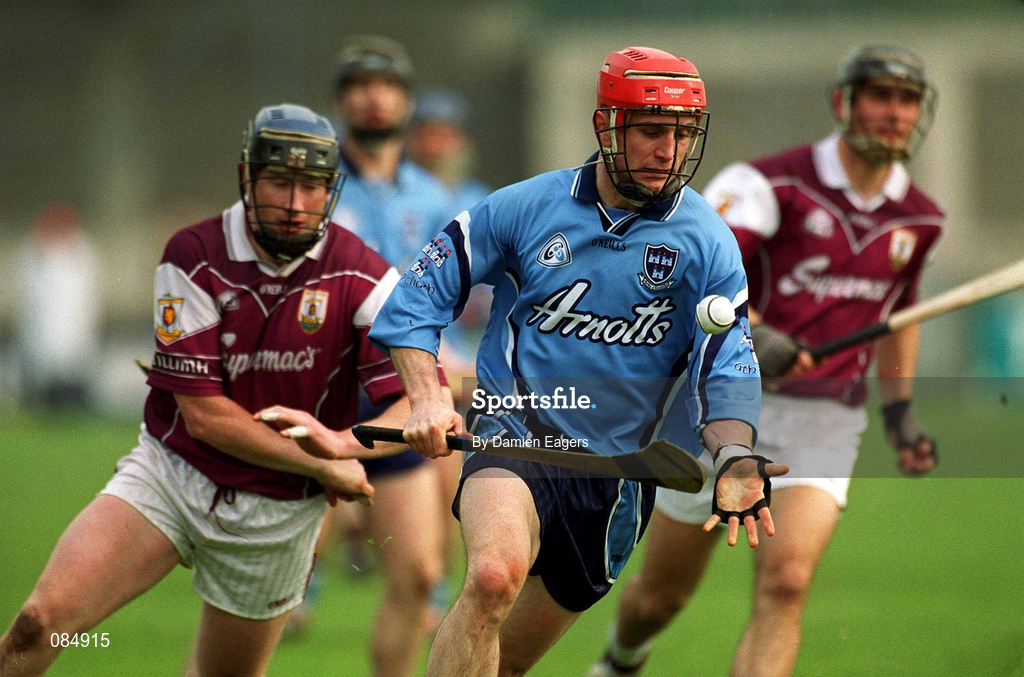 30 March 2002; David Sweeney of Dublin during the Allianz Hurling League Division 1A Round 1 match between Dublin and Galway at Parnell Park in Dublin. Photo by Damien Eagers/Sportsfile