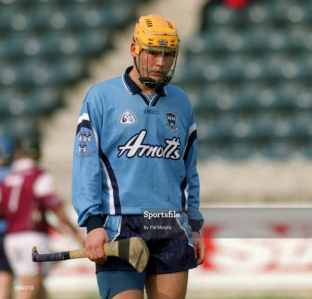 30 March 2002; David Curtin of Dublin during the Allianz Hurling League Division 1A Round 1 match between Dublin and Galway at Parnell Park in Dublin. Photo by Pat Murphy/Sportsfile