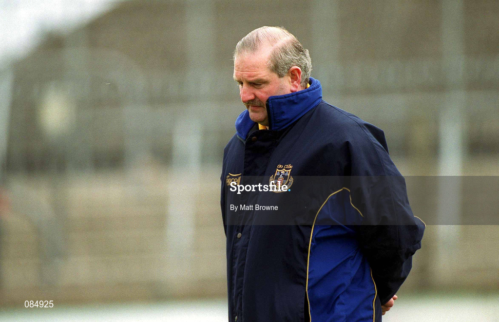 31 March 2002; Clare coach Pat Begley during the Allianz National Football League Division 1B Round 7 match between Kildare and Clare at St Conleth's Park in Newbridge, Kildare. Photo by Matt Browne/Sportsfile