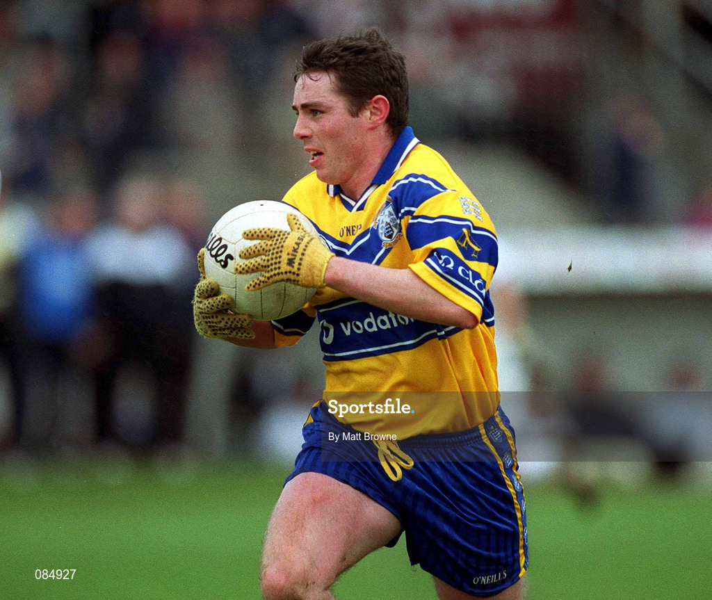31 March 2002; Michael O'Shea of Clare during the Allianz National Football League Division 1B Round 7 match between Kildare and Clare at St Conleth's Park in Newbridge, Kildare. Photo by Matt Browne/Sportsfile
