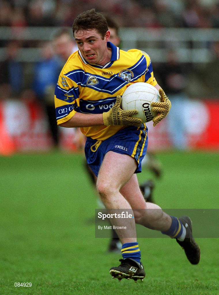31 March 2002; Michael O'Shea of Clare during the Allianz National Football League Division 1B Round 7 match between Kildare and Clare at St Conleth's Park in Newbridge, Kildare. Photo by Matt Browne/Sportsfile