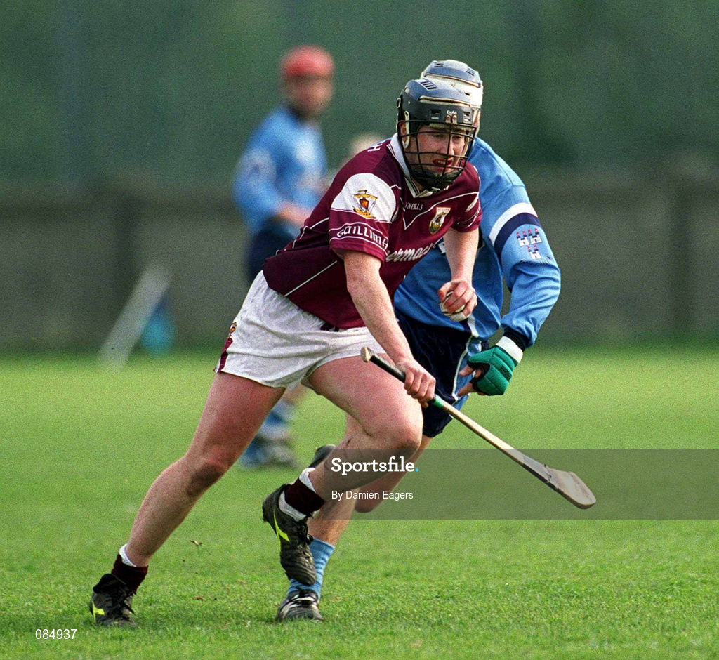 30 March 2002; Liam Hodgins of Galway during the Allianz Hurling League Division 1A Round 1 match between Dublin and Galway at Parnell Park in Dublin. Photo by Damien Eagers/Sportsfile