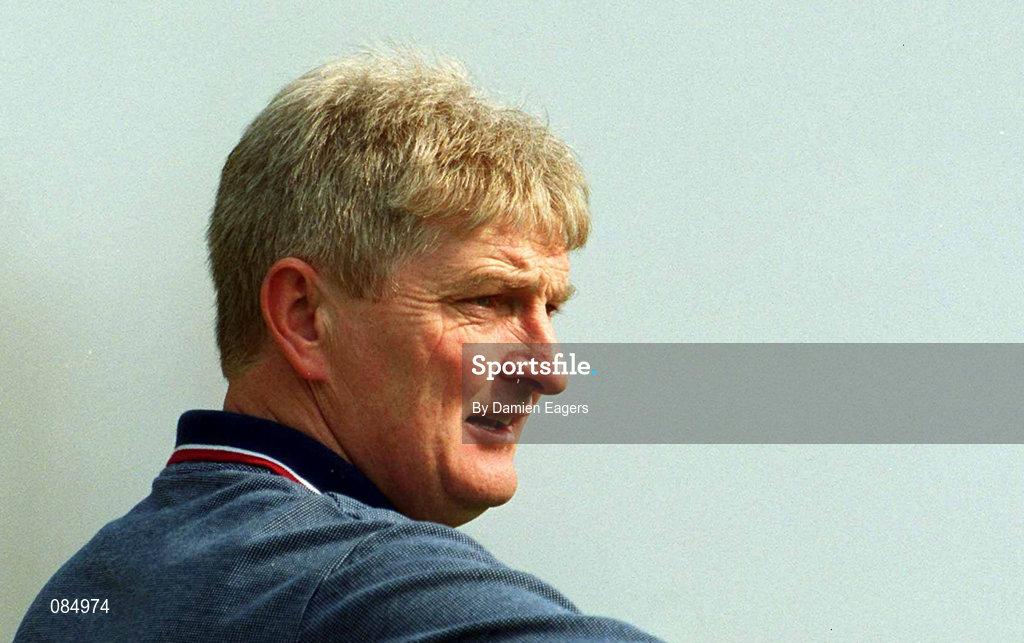 30 March 2002; Galway manager Noel Lane during the Allianz Hurling League Division 1A Round 1 match between Dublin and Galway at Parnell Park in Dublin. Photo by Damien Eagers/Sportsfile