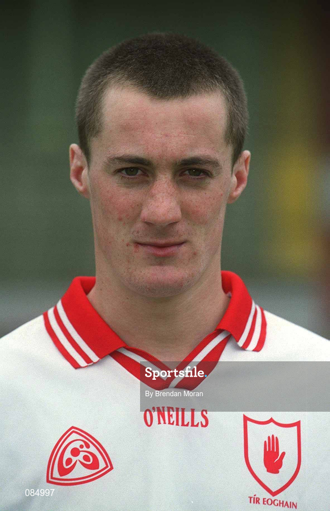 31 March 2002; Brian McGuigan of Tyrone prior to the Allianz Football League Division 1A Round 7 match between Cork and Tyrone at Páirc Uí Chaoimh in Cork. Photo by Brendan Moran/Sportsfile